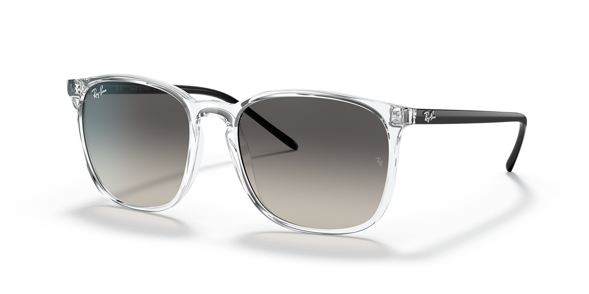 Ray-Ban RB4387 Polished Transparent/Grey Gradient 56 mm 