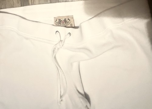 Juicy Couture White Soft Wide Leg Jumpsuit Bottoms - Picture 4 of 4