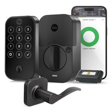 Yale Assure Lock 2 Touchscreen with WiFi and Norwood Lever in Black