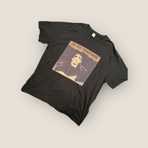Vintage T-Shirt Lou Reed schwarz Baumwolle Gr. XL - Bild 3 von 9