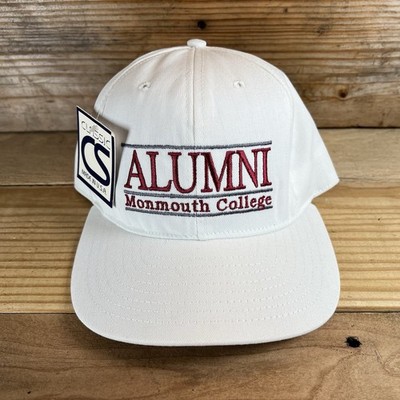 VTG 90s Deadstock Classic Sportswear Monmouth College Alumni Snapback Hat USA
