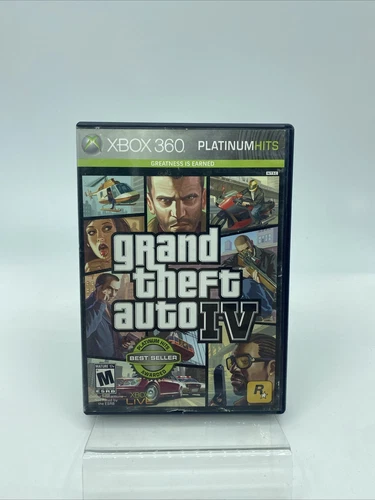Grand Theft Auto IV (Xbox 360, 2008) No Manual Or Map
