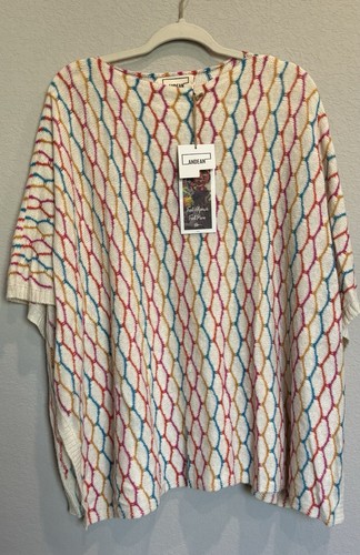 Poncho Andean Baby Alpaca Estelle Azteca Boho Lagenlook Talla Única Nuevo con Etiquetas $349 - Imagen 1 de 5