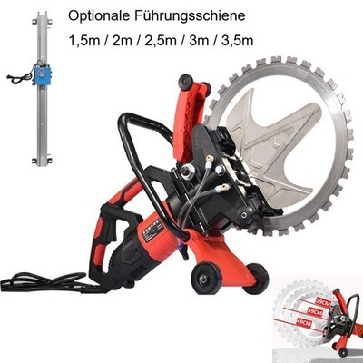 8980W 29cm /39cm / 49cm 220V Ringsäge Beton Wandschneidemaschine Führungsschiene