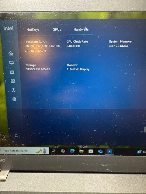 Lenovo ThinkPad T460 i5-6200U 500 GB HDD 4 GB RAM (sin cargador incluido) #LW Foto 2 de 4
