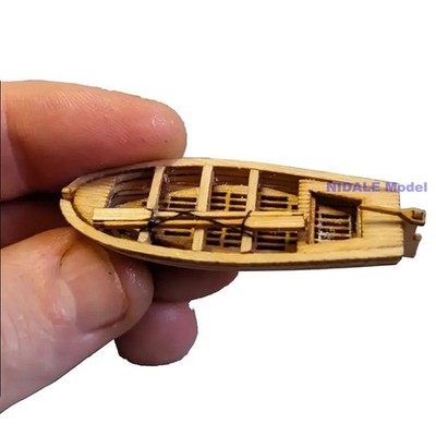 Neu 1/100 Scale Halcon 1840 Wooden Mini Lifeboat Model Building Kit DIY Ship