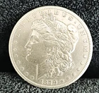 1879 CC Morgan Dollar XF In Grade Key Date Key Date Carson City Morgan Dollar