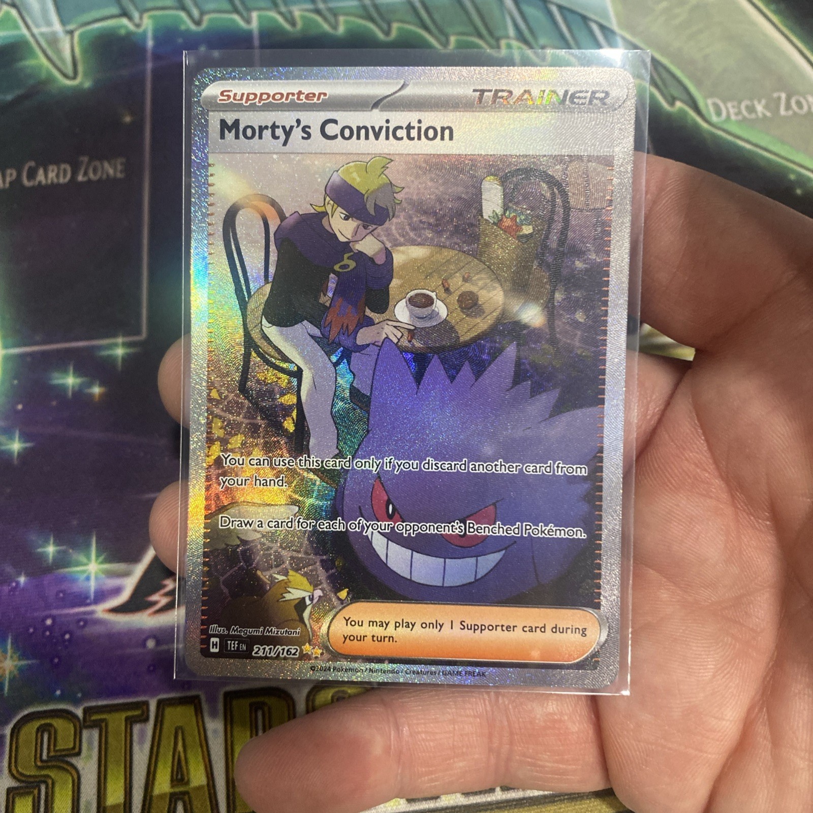 Pokémon TCG Morty's Conviction Scarlet & Violet Temporal Forces 211/162 NM