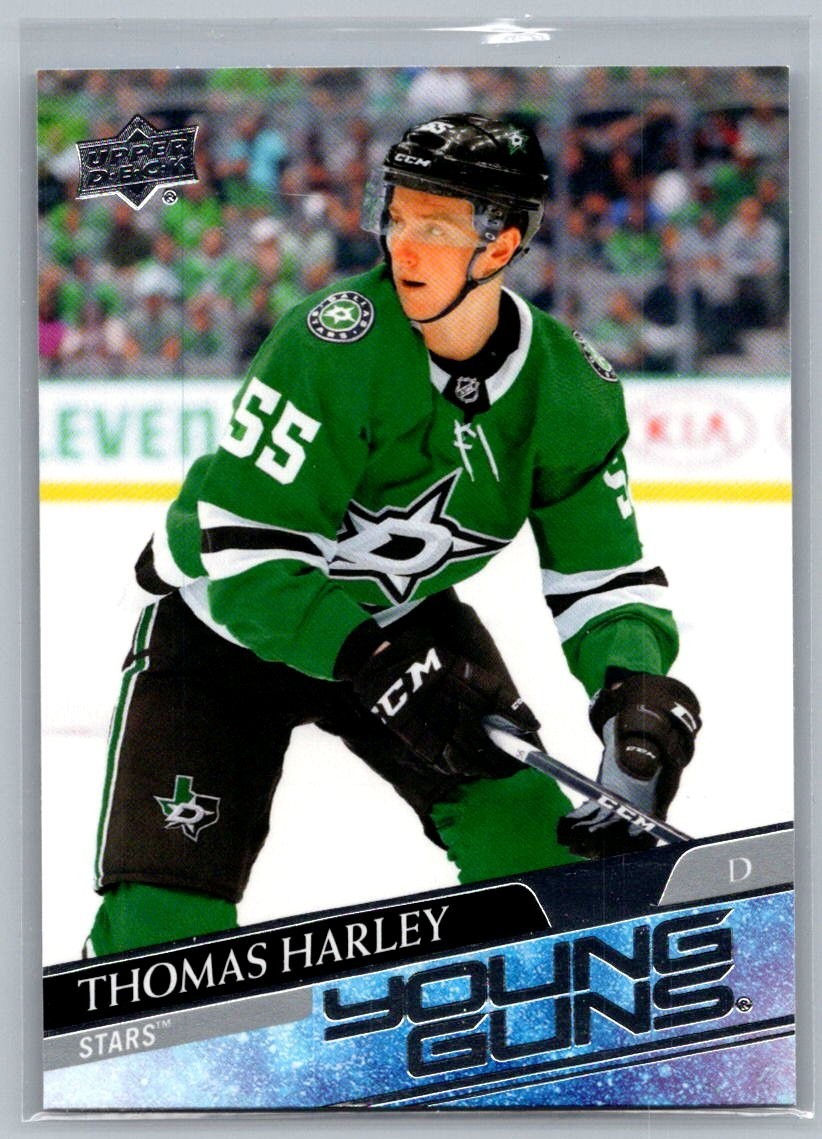 Thomas Harley 2020-21 UD Series 1 Young Guns RC Rookie Card - Dallas Stars #227
