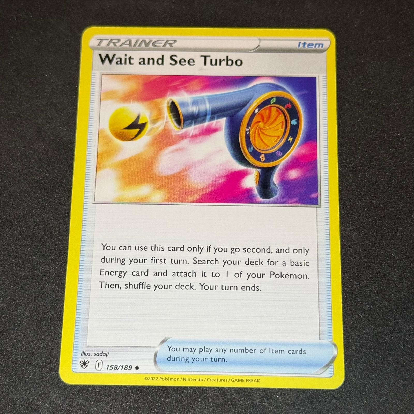 Wait and See Turbo 158/189 Uncommon Astral Radiance Pokemon Near Mint