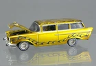 Muscle Machines 2004 Diecast 1:64 West Coast Choppers Jesse James 57 Chevy Wagon