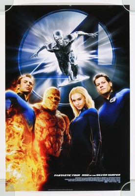 Affiche De Film – Les 4 Fantastiques Et Le Surfeur D'Argent (2007) – Reproduction Vintage
