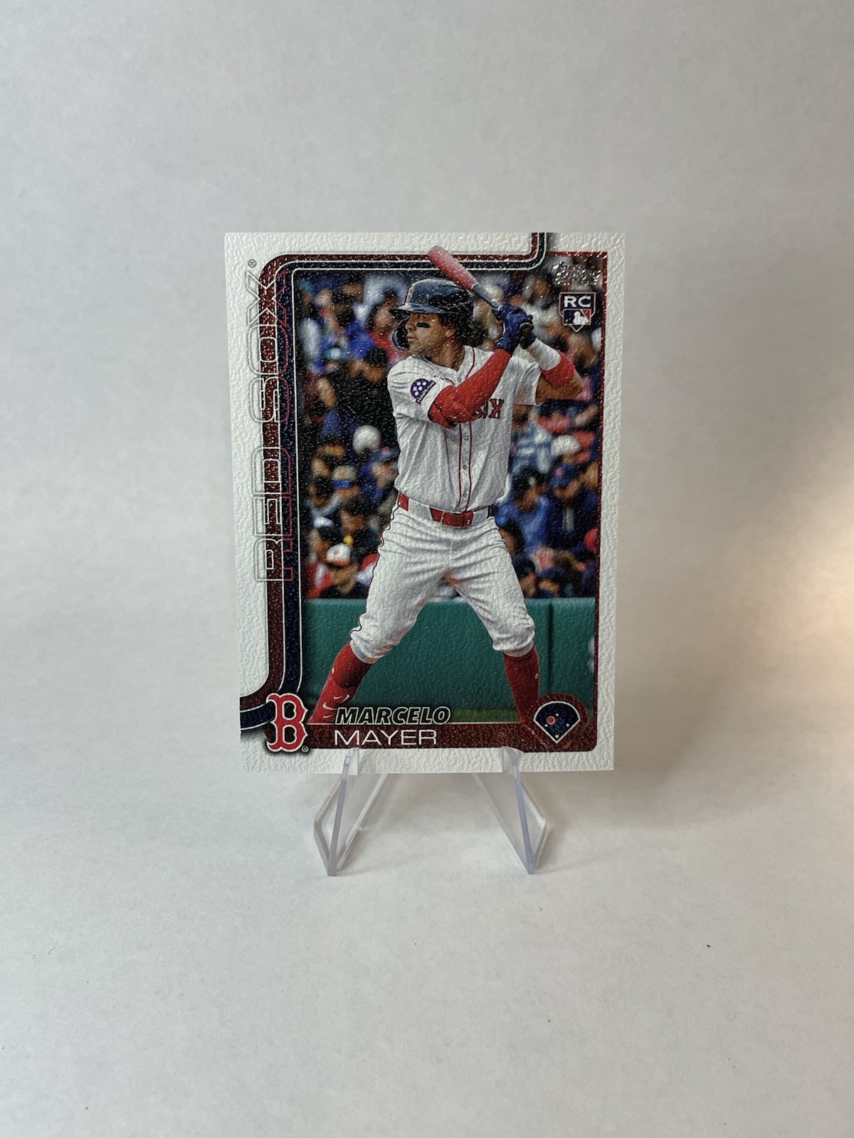 2025 Topps Update Marcelo Mayer US105 Canvas Parallel SP 49/50 (RC) Red Sox