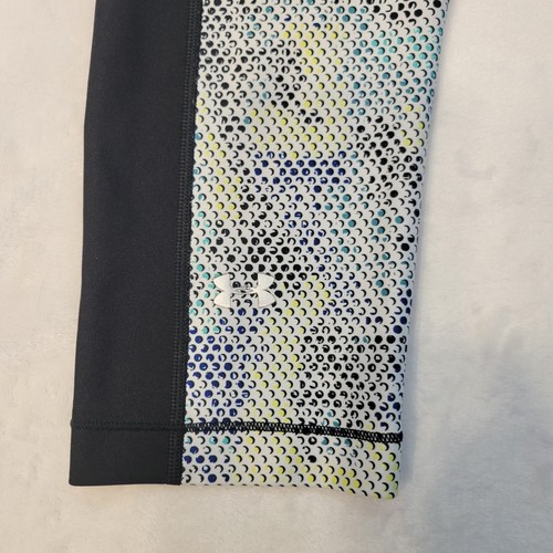 Under Armour Women's Medium Compression Leggings Multi Color Polka Dot Heat Gear - Picture 3 of 6