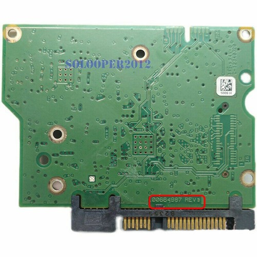 HDD PCB 100664987 REV B Hard disk Circuit board For Seagate ST2000VX000 2TB - Afbeelding 2 van 3