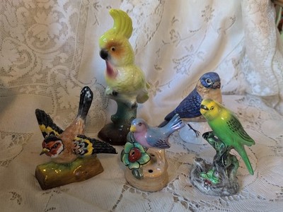 LOT OF  5 VINTAGE BIRDS IN EXCELLENT CONDITION