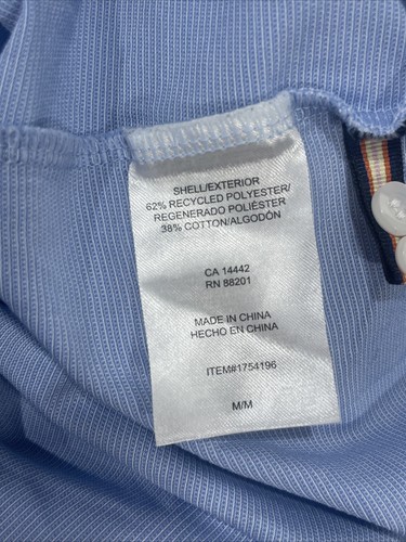 Modern Ambition Men's Polo Shirt Light Blue Size Medium - Picture 8 of 8