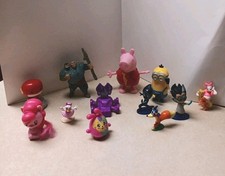 Mixed Lot of 12 Various Collectible Toy Figurines Different Sizes And Characters