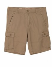 DACK'S Mens Regular Fit Cargo Shorts IT 52 XL W36 Beige Cotton AF19