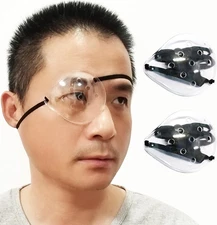 2 Pack Clear Eye Shield after Cataract Surgery,Hard Cataract Eye Patch Plastic C