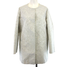 Blazer CHIARULLI gray 32 36 38 women's jacket sport coat white blue NP 249 new