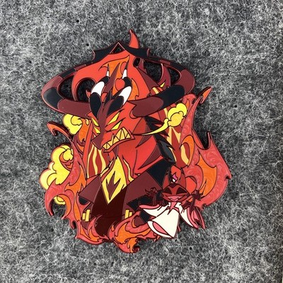 Helluva Boss Satan Chrome Enamel Pin HunterFlowerPin | eBay