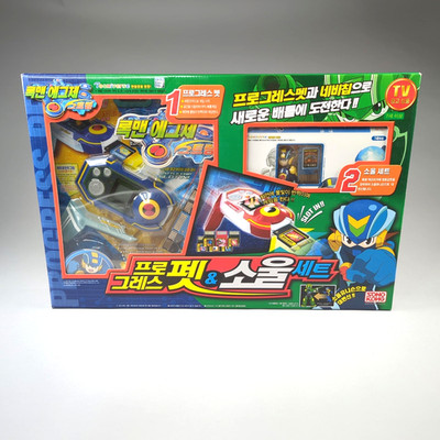 Rockman EXE Mega Man Battle Network DX Progress Pet Netto RS-06 Aqua Soul Bundle