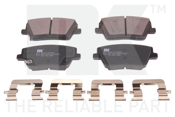 Nk Bremsbelagsatz Scheibenbremse 223475 FüR Hyundai I30 Fastback Pde Pden Pd-image
