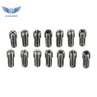 DA300 Precision Collet Set 14 Pcs (3/64" - 1/4" by 64ths) 1/64" Collapse Range