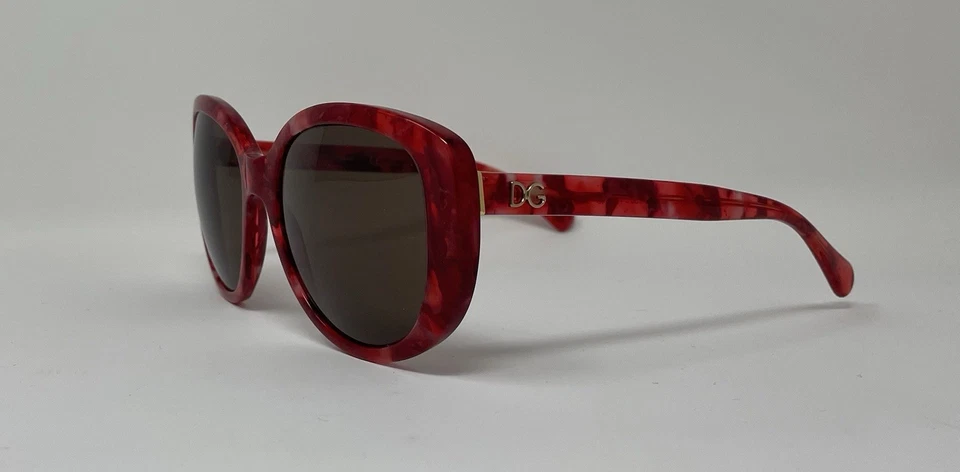 Dolce & Gabbana DG4248 2923/73 Red Marble Sunglasses, Grey Lens. Size 55-19-140 - Image 2 of 3