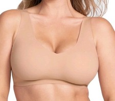Honeylove Wire Free Cross Over Bra Sand Size 38B/C