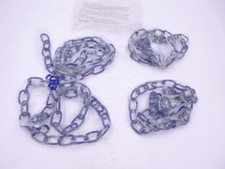 4 Pack 51.25" Metal Chain for Swing Seat Outdoor Playground Blue A4M00524