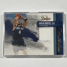 Panini 2009-10 Studio Master Strokes Carlos Boozer #3 Jazz Materials SN 163/249!