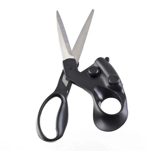 Scissors with Laser Beam Guide Accurate Cutting Stainless Steel Blades Easy Grip - Picture 20 of 23