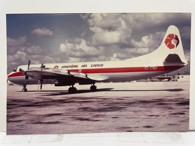 Hawaiian Air Cargo Lockheed L-1049 Super Constellation N425MA Foto Postkarte