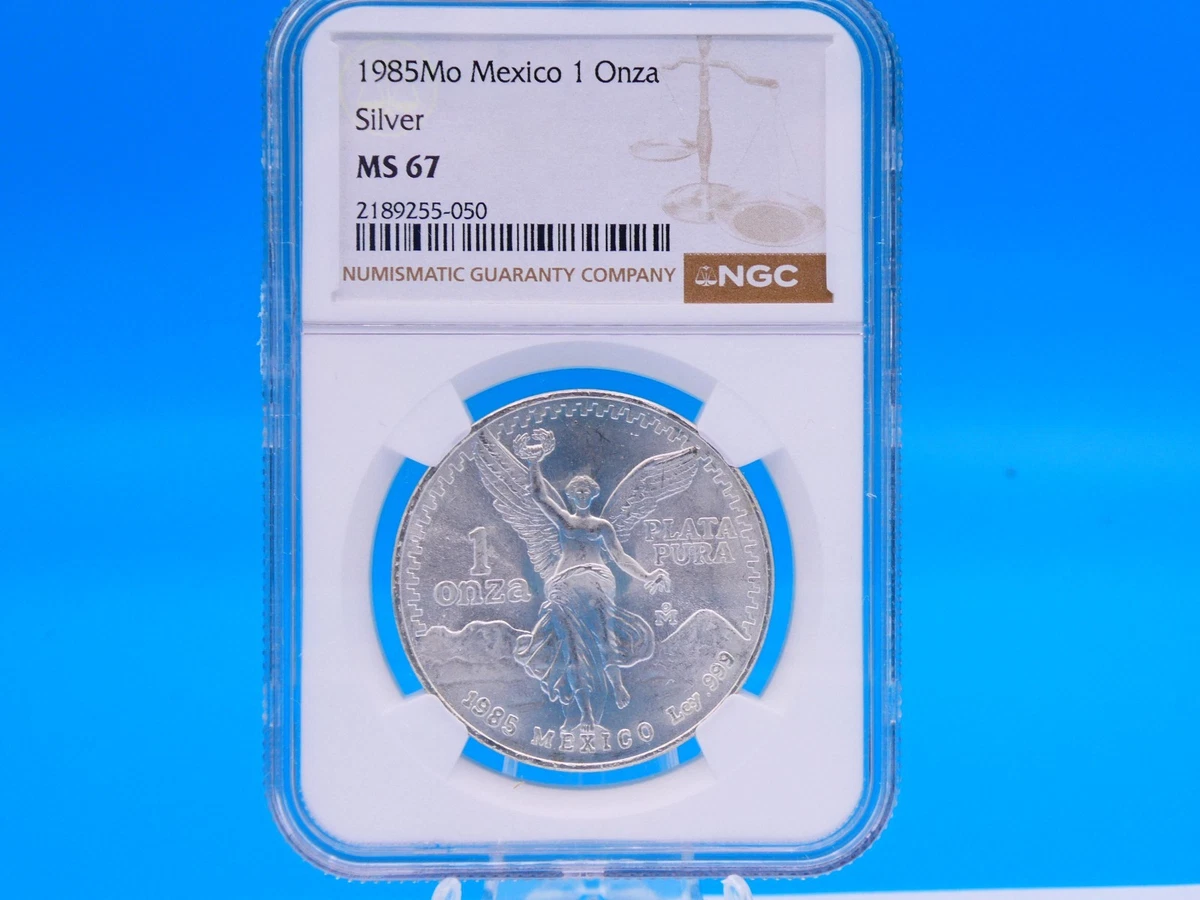 1985年 メキシコ 銀貨1oz ③メキシコ メダル 1オンス 1985 UNA ONZA TROY 999 銀貨風 0 Silver