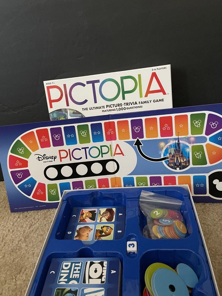 Pictopia Disney Edition The Ultimate Picture Trivia Family Game Ravensburger - Image 2 of 2