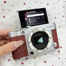 Fujifilm Fuji X-A3 24.2 MP Mirrorless Digital Camera Body Brown Used