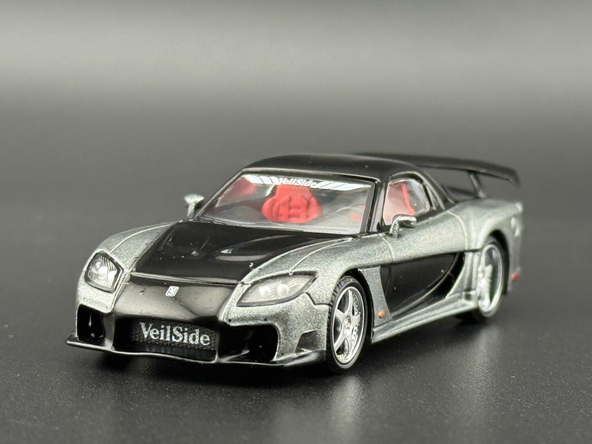Mini GT Mazda RX-7 VeilSide – Fortune Grey #1057 1/64 | eBay