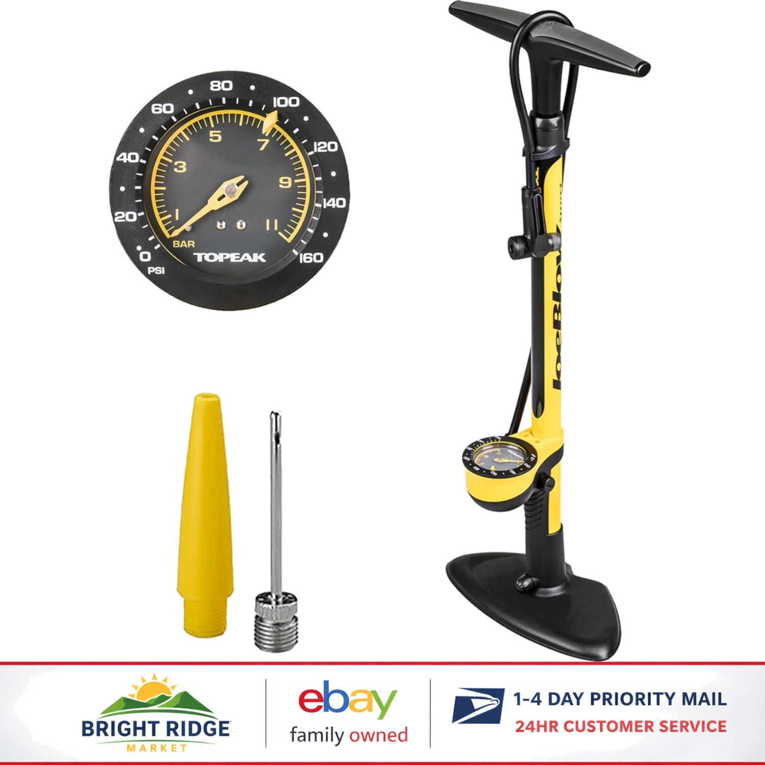 Inflation Pump With Durable Design And High-pressure Performance