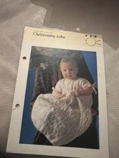 Christening robe knitting pattern 