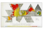 Postcard R. Buckminster Fuller & Shoji Sadao "Dymaxion Air-Ocean World" MINT
