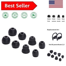 Versatile Silicon Ear Tips for Beats Wireless Earphones - 4 Comfortable Pairs