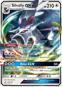 Silvally GX - 116/156 - Pokemon Ultra Prism Sun & Moon Ultra Rare Card NM