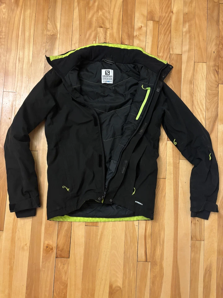 FREE SHIPPING! Salomon JKT Strike AdvancedSkin Dry Waterproof Ski Jacket M - Image 3 of 4