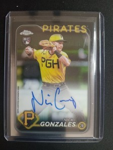 2024 Topps Chrome #RA-NG Nick Gonzales Rookie Autographs