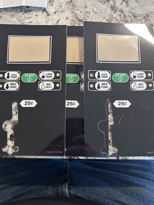 Speed Queen Dryer Computer Overlay Touchpad  - Black (70113601)