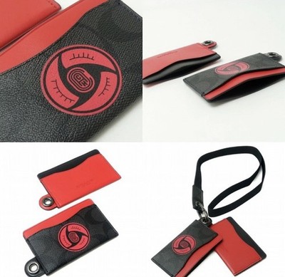 COACH Naruto Michael B Jordan Lanyard ID & Card Holder NWT! RARE