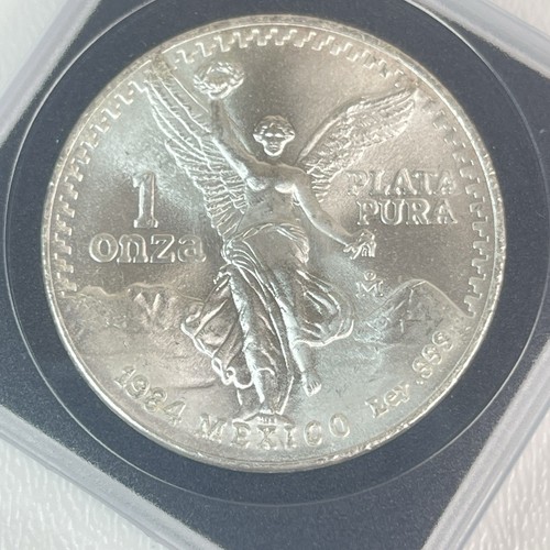 1985 Libertad Münze Feinsilber 999 Plata Pura 1 Onza Mexico City Mint - Bild 5 von 8