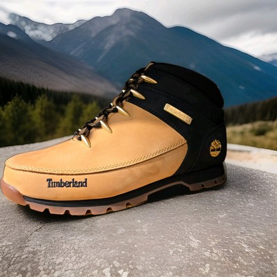 Men's Timberland A1KAC Euro Sprint  Nubuck Leather Wheat Hiker Boots